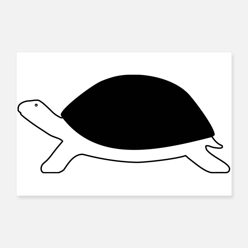 Turtle Poster 36" x 24" (90x60 cm)