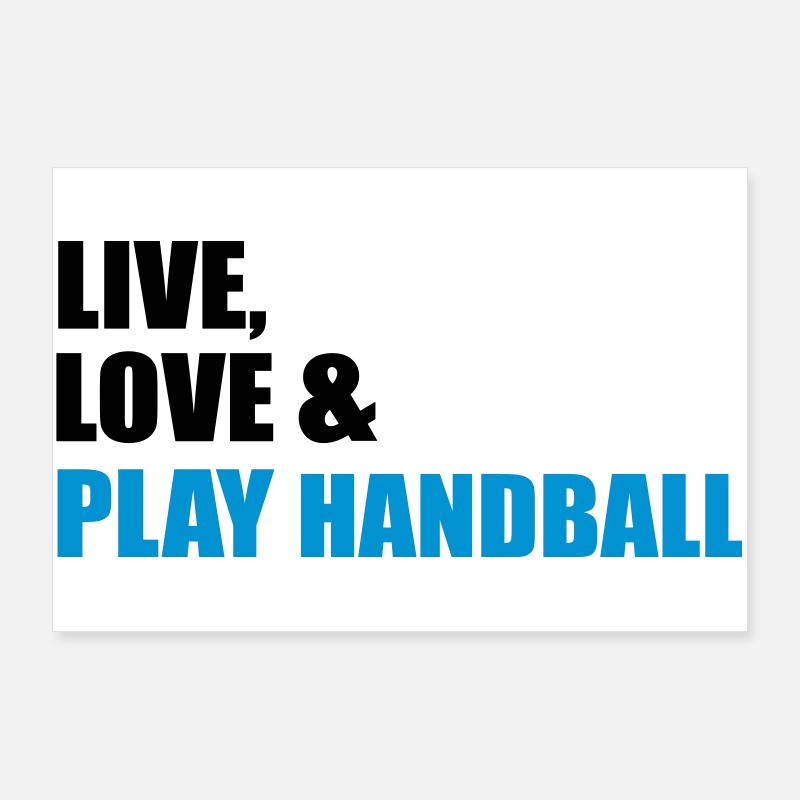 Handball Poster 90x60 cm
