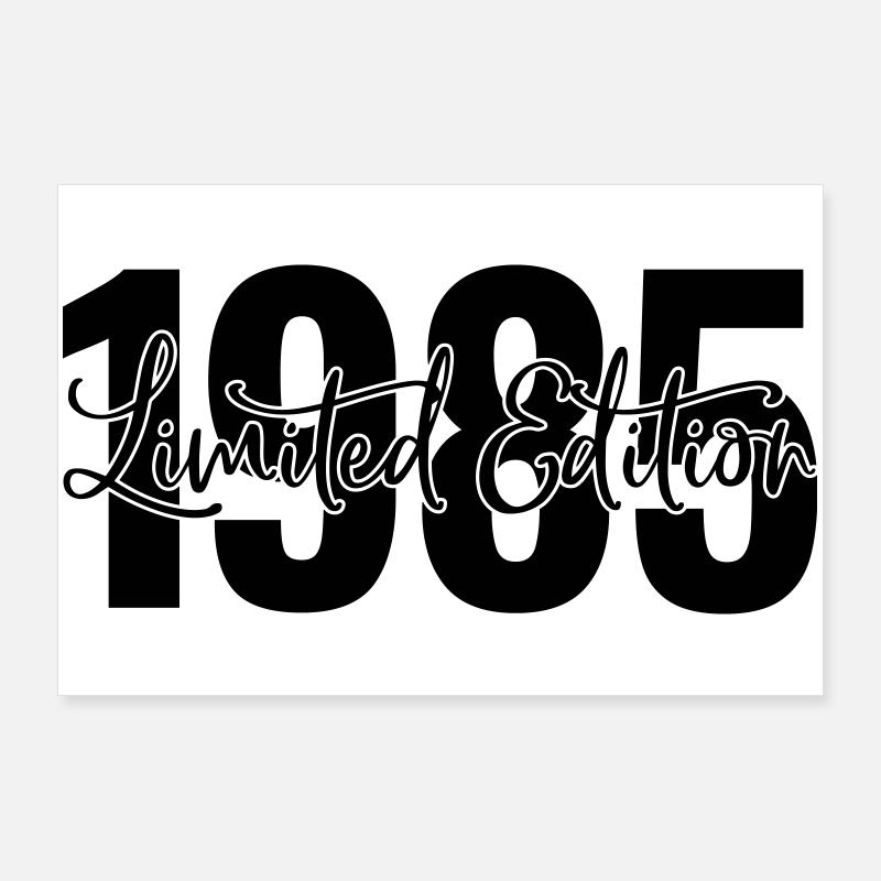 Edition limitée 1985 Poster 90 x 60 cm