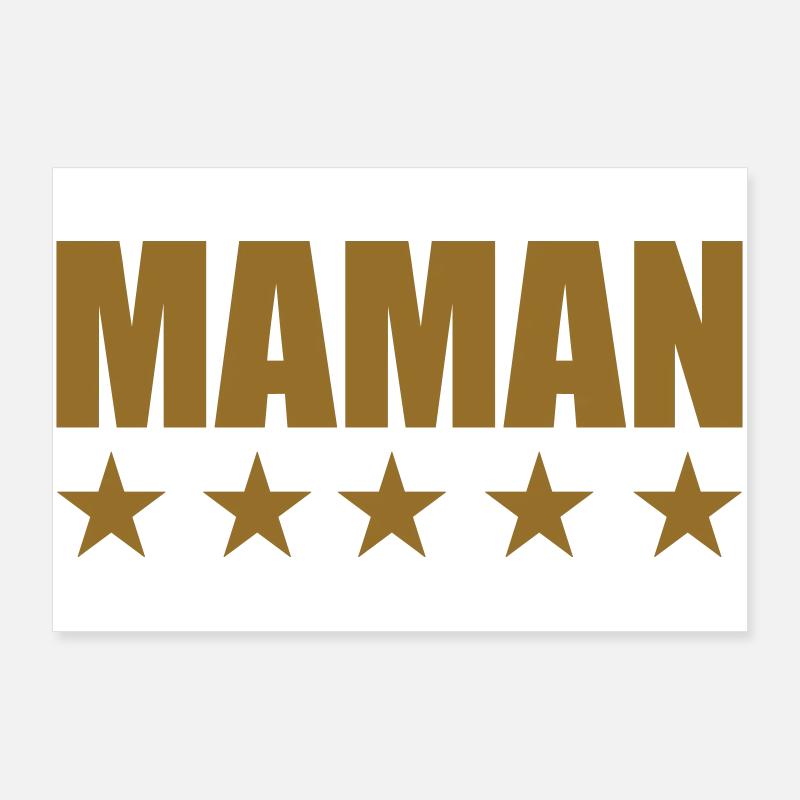 Die beste Mutter - Muttertag Poster 90x60 cm