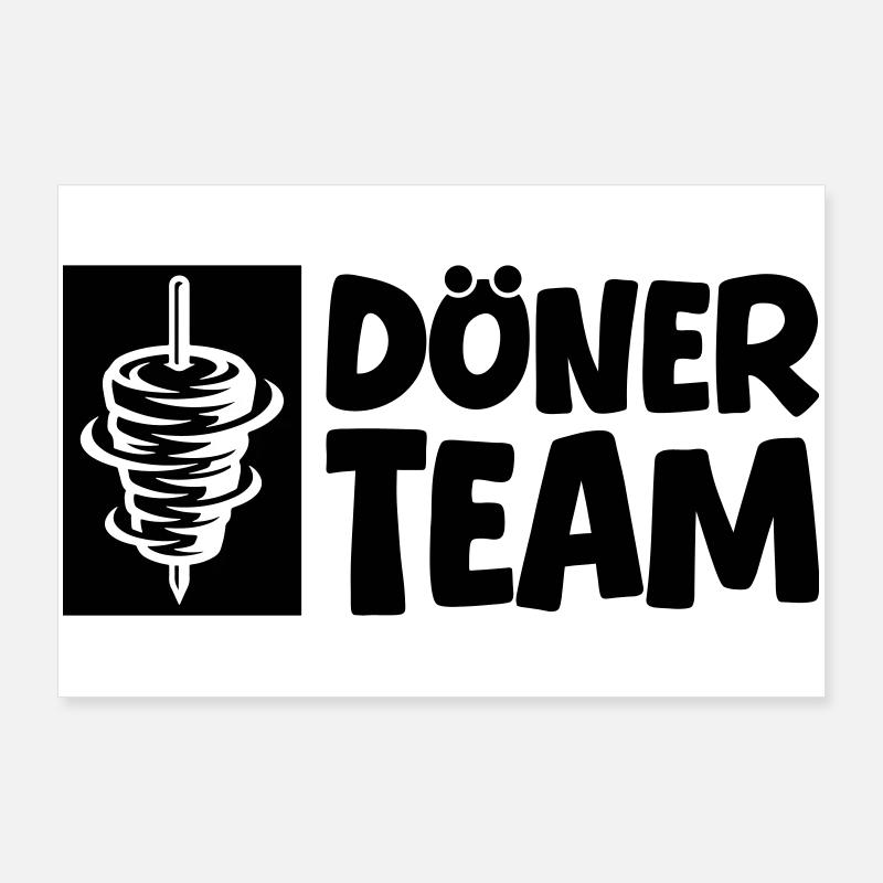 Döner Team Poster 90x60 cm
