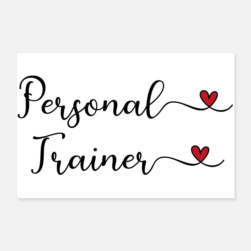 Personal Trainer Poster 90x60 cm