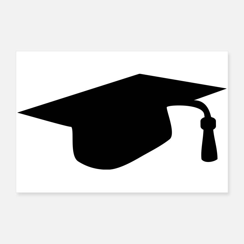 Graduation cap Poster 36" x 24" (90x60 cm)