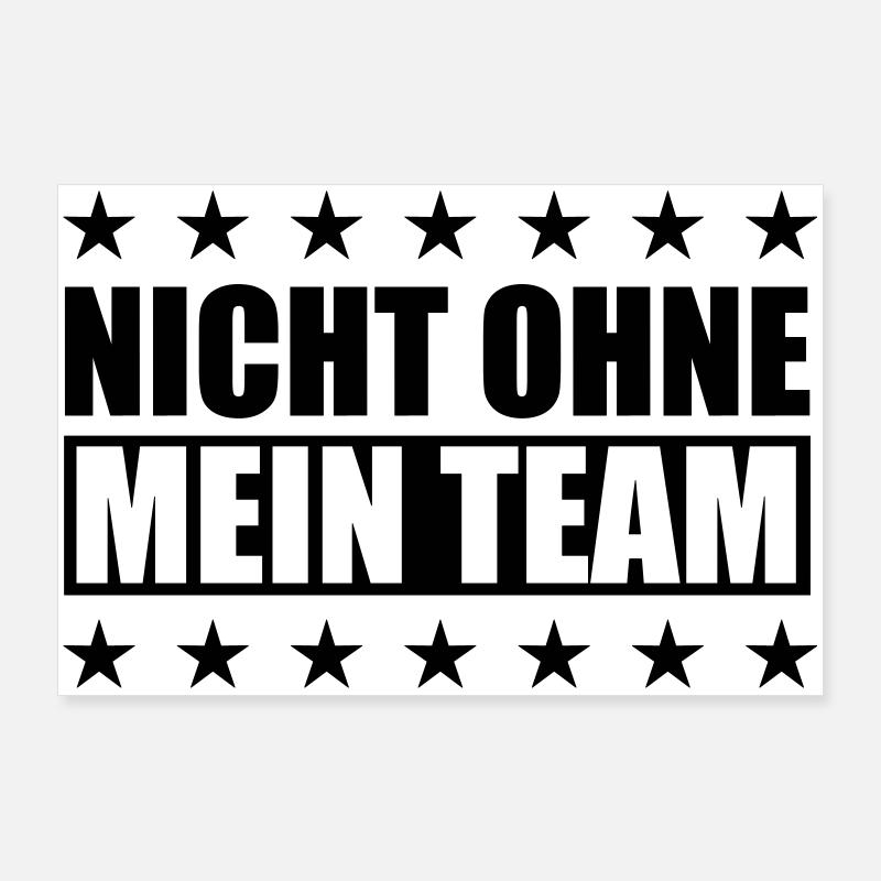 mein_team Poster 90 x 60 cm