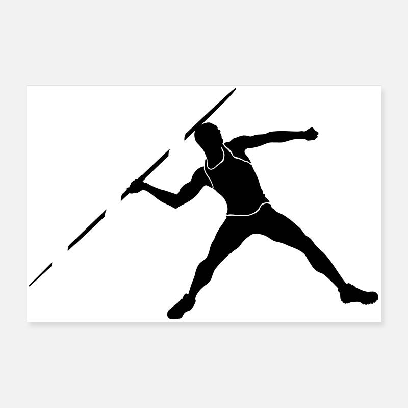 Javelin thrower Poster 36" x 24" (90x60 cm)