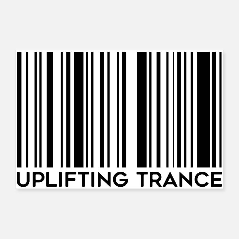 Code-barres Trance édifiant Poster 90 x 60 cm