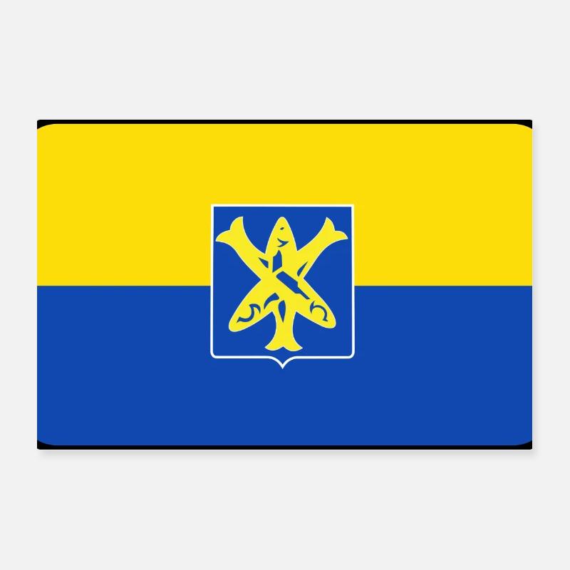 Logo du drapeau de Zandvoort Poster 30 x 20 cm