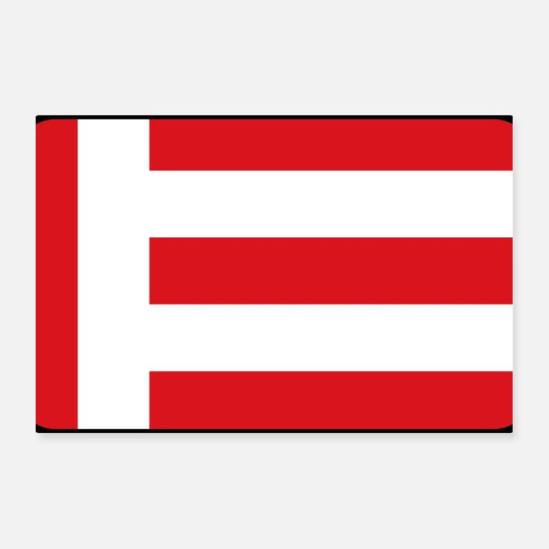 Eindhoven Flag Logo Poster 12" x 8" (30x20 cm)