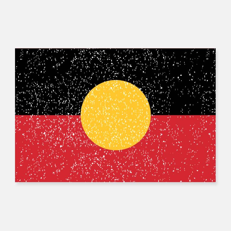 Aboriginal Australians Poster 12" x 8" (30x20 cm)