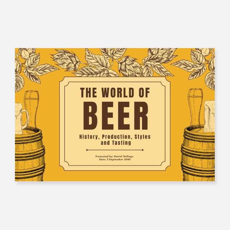 Liquid Welcome  Poster 12" x 8" (30x20 cm)