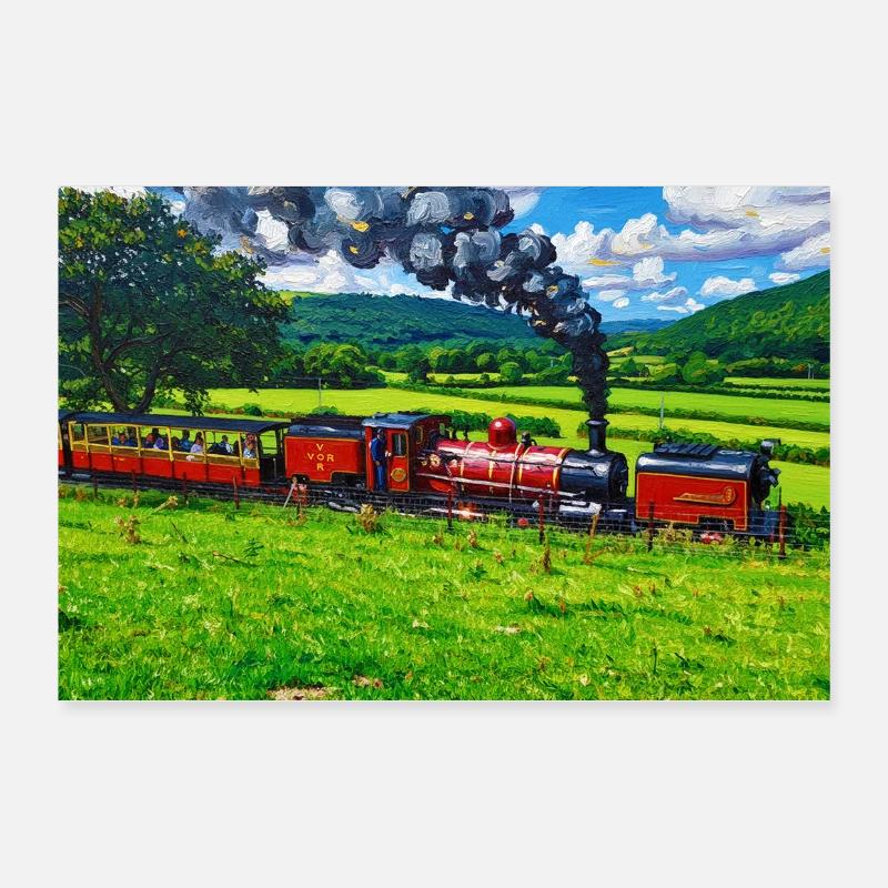 Vallée de Rheidol Poster 30 x 20 cm
