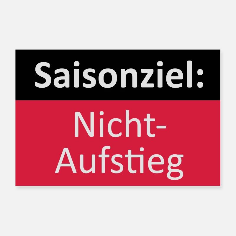 Aufstieg / Nichtaufstieg Poster 30x20 cm