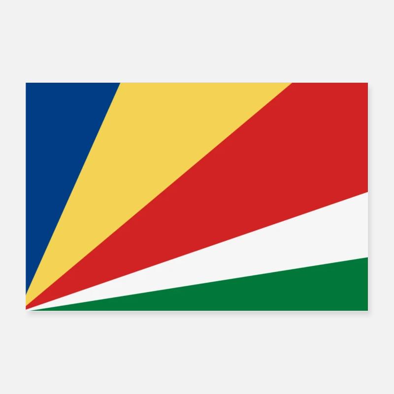Bandes de géométrie de couleur Poster 30 x 20 cm