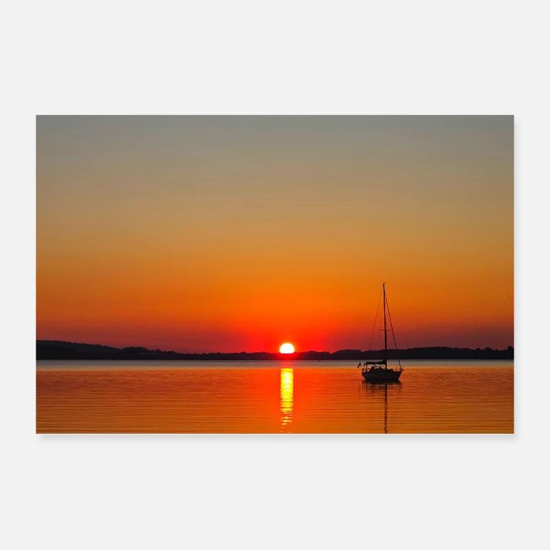 Mer de Bavière Poster 30 x 20 cm