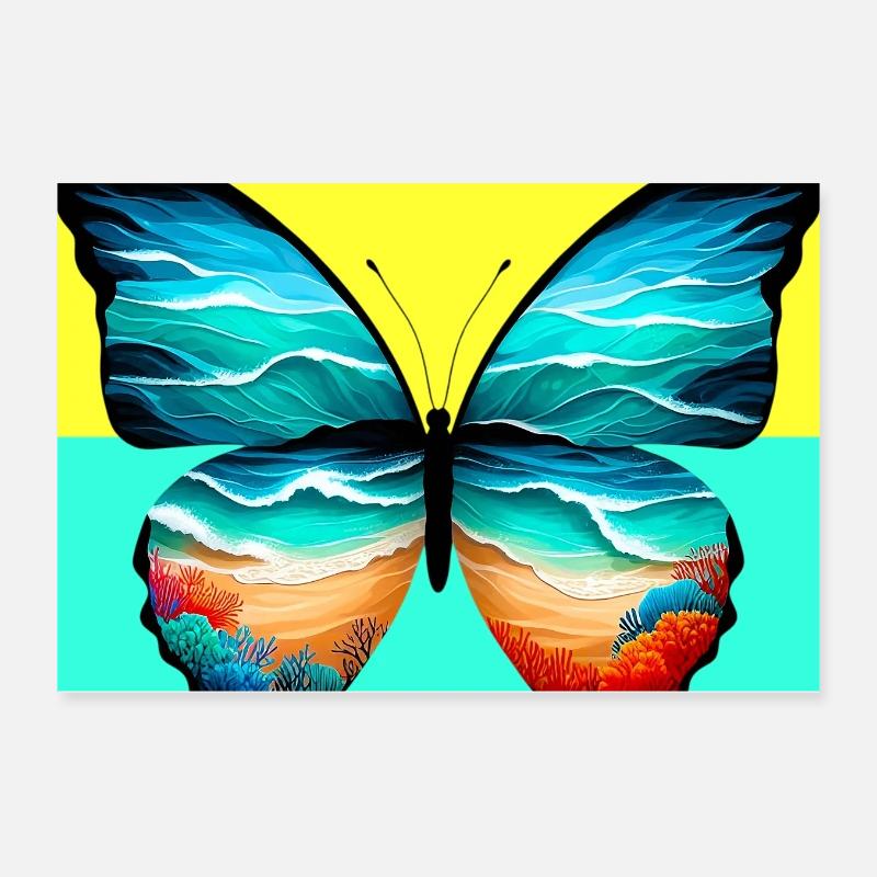 papillon Poster 30 x 20 cm