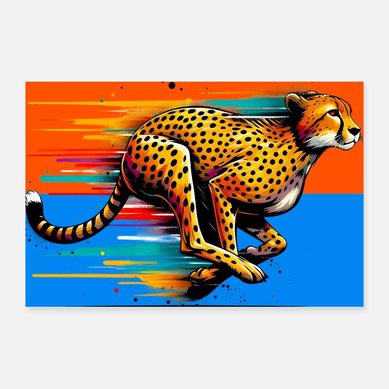 Gepard Poster 30x20 cm