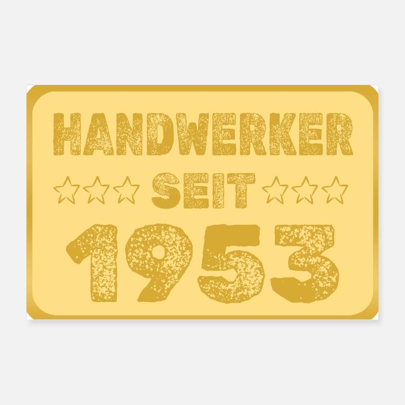 seit 1953 Poster 30x20 cm