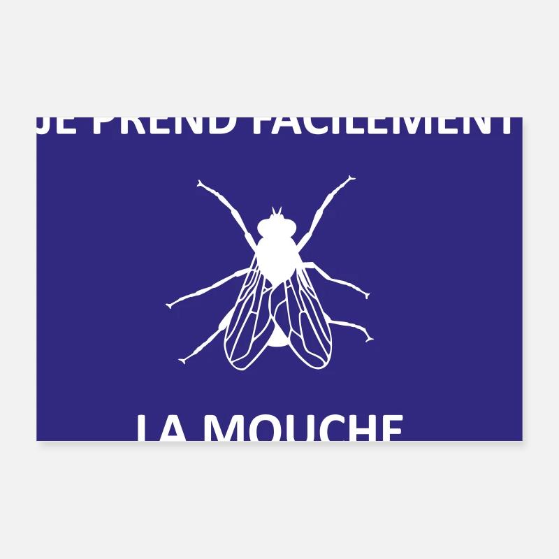 I easily catch the fly Poster 12" x 8" (30x20 cm)