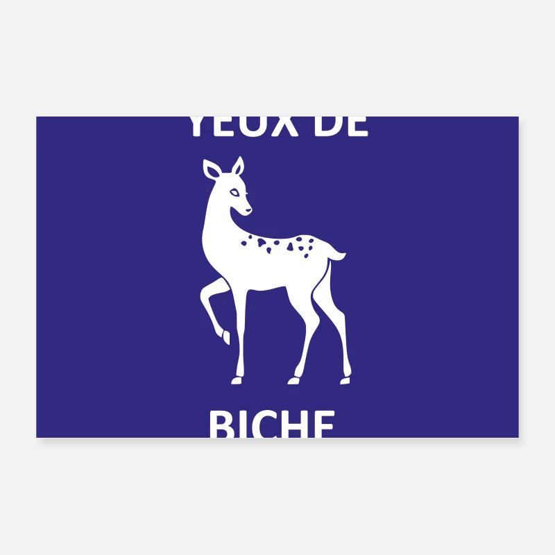 Yeux de biche Poster 30 x 20 cm