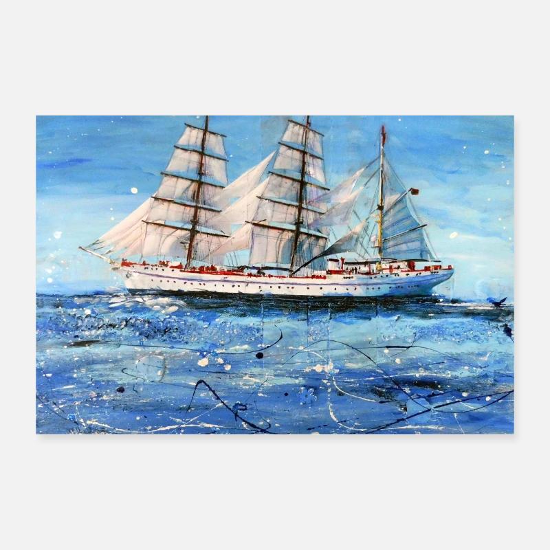 Gorch Fock Poster 30 x 20 cm