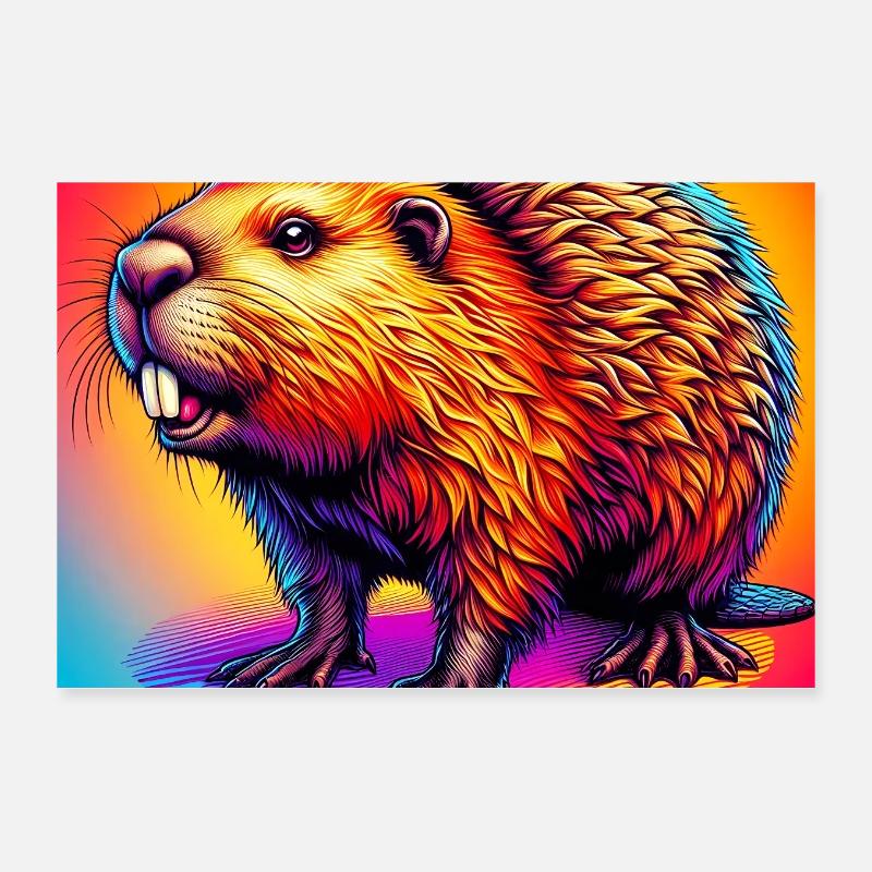 castor Poster 30 x 20 cm