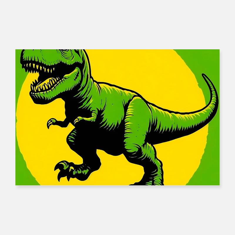 Dinosaurier Poster 30x20 cm