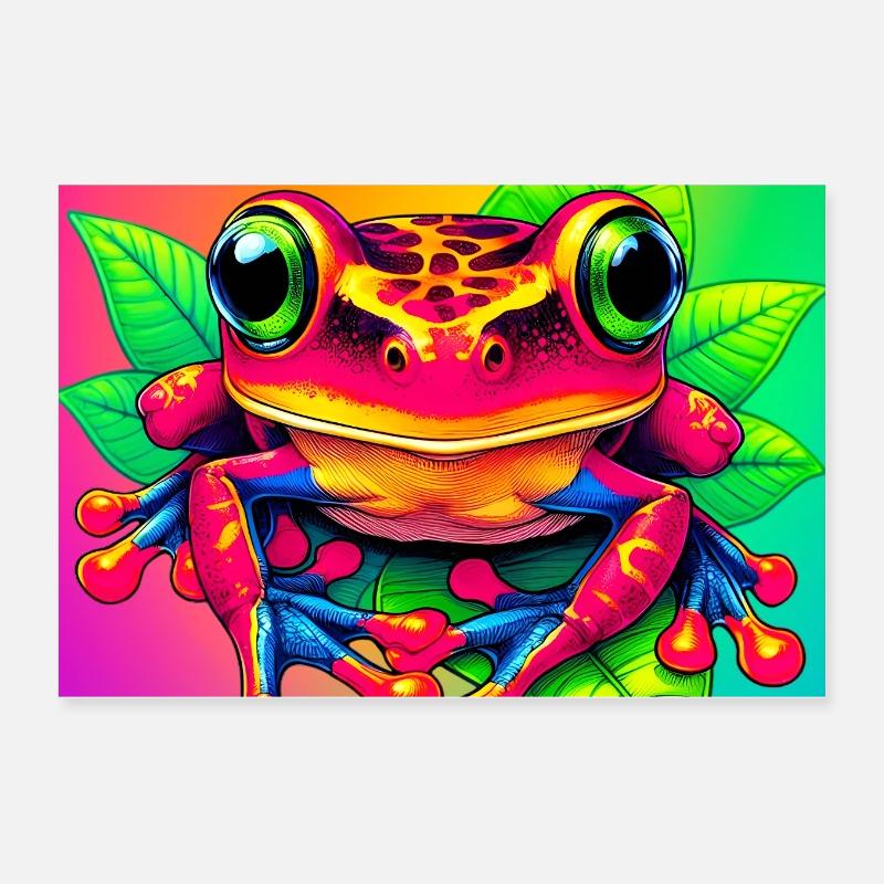 Frosch Poster 30x20 cm