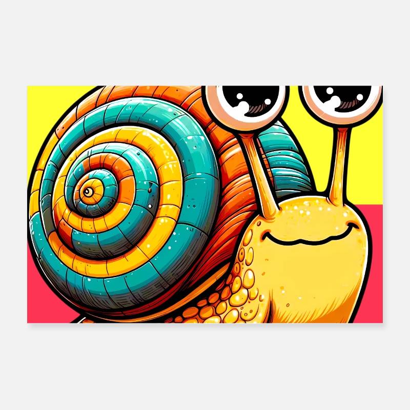 Escargot Poster 30 x 20 cm