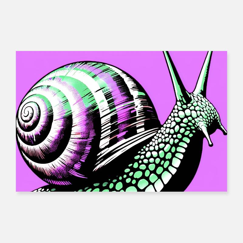 Escargot Poster 30 x 20 cm