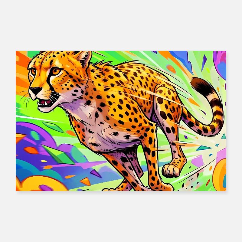 Gepard Poster 30x20 cm