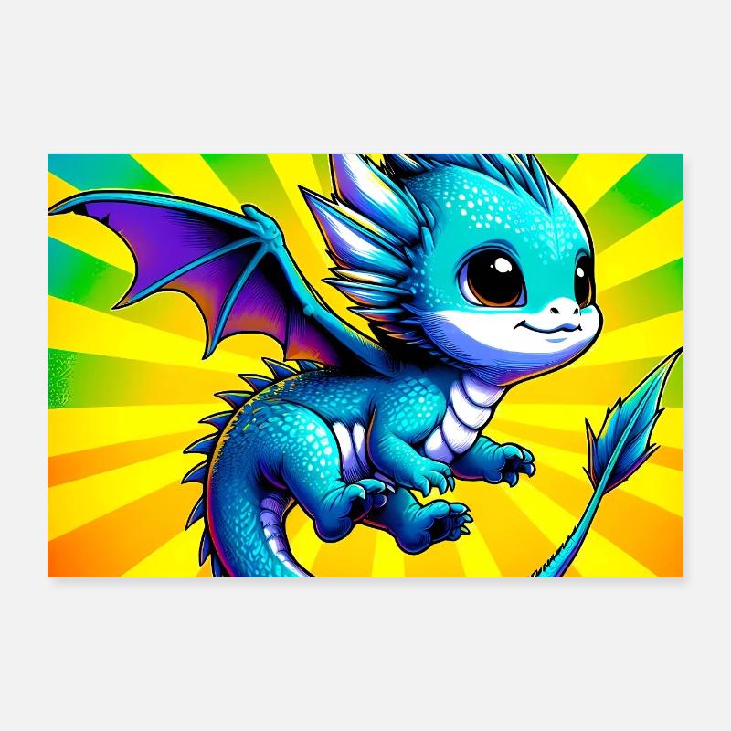 Drache Poster 30x20 cm
