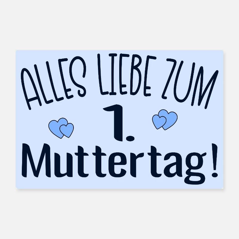 Alles Liebe zum Muttertag Sprüche Poster 30x20 cm
