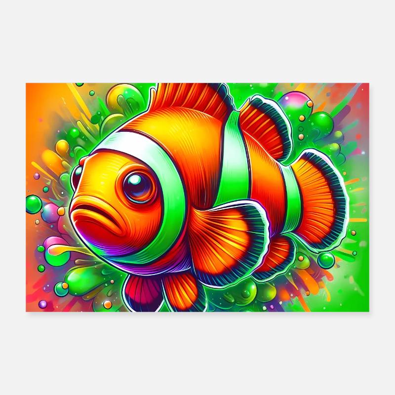 Clownfisch Poster 30x20 cm