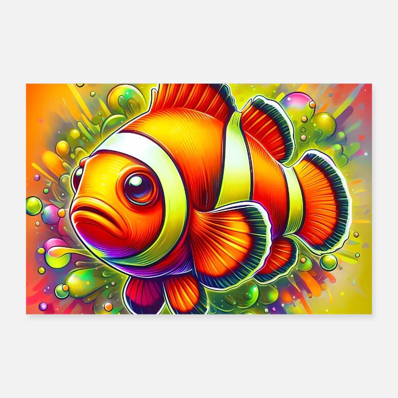 Clownfisch Poster 30x20 cm