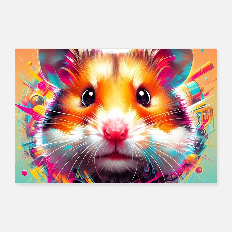 hamster Poster 30 x 20 cm