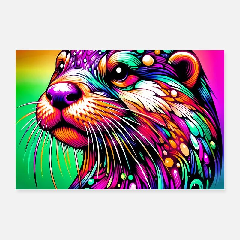 Otter Poster 30x20 cm