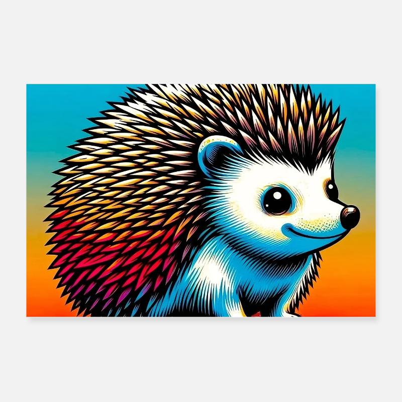 hérisson Poster 30 x 20 cm