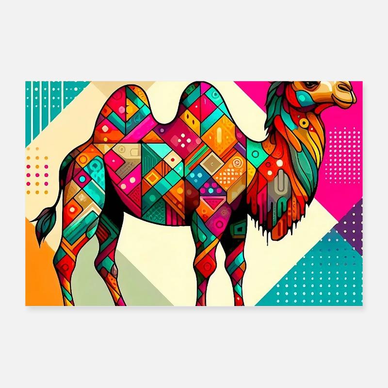 camel Poster 12" x 8" (30x20 cm)