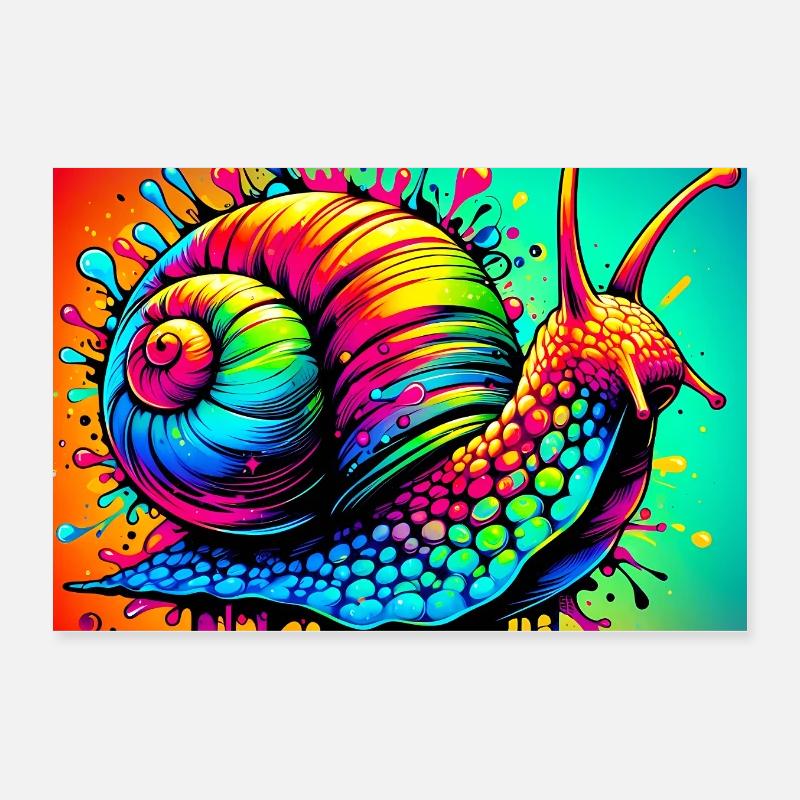 Escargot Poster 30 x 20 cm