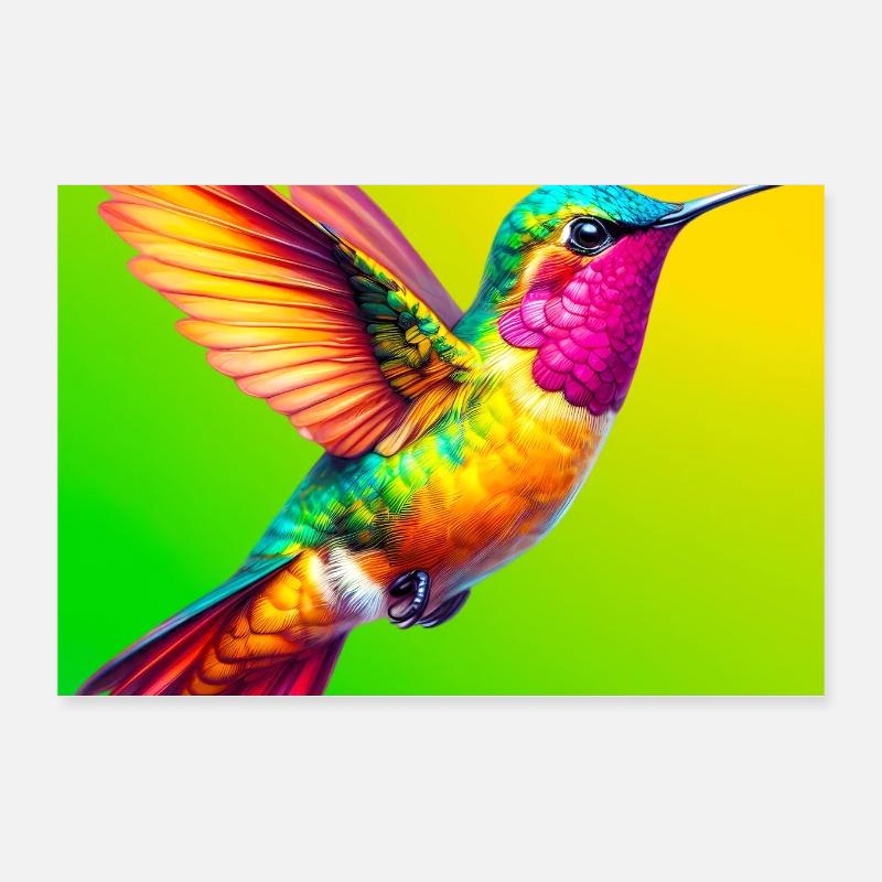 colibri Poster 30 x 20 cm