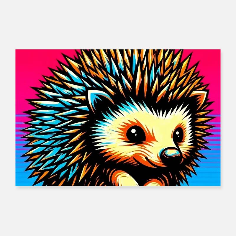 hérisson Poster 30 x 20 cm