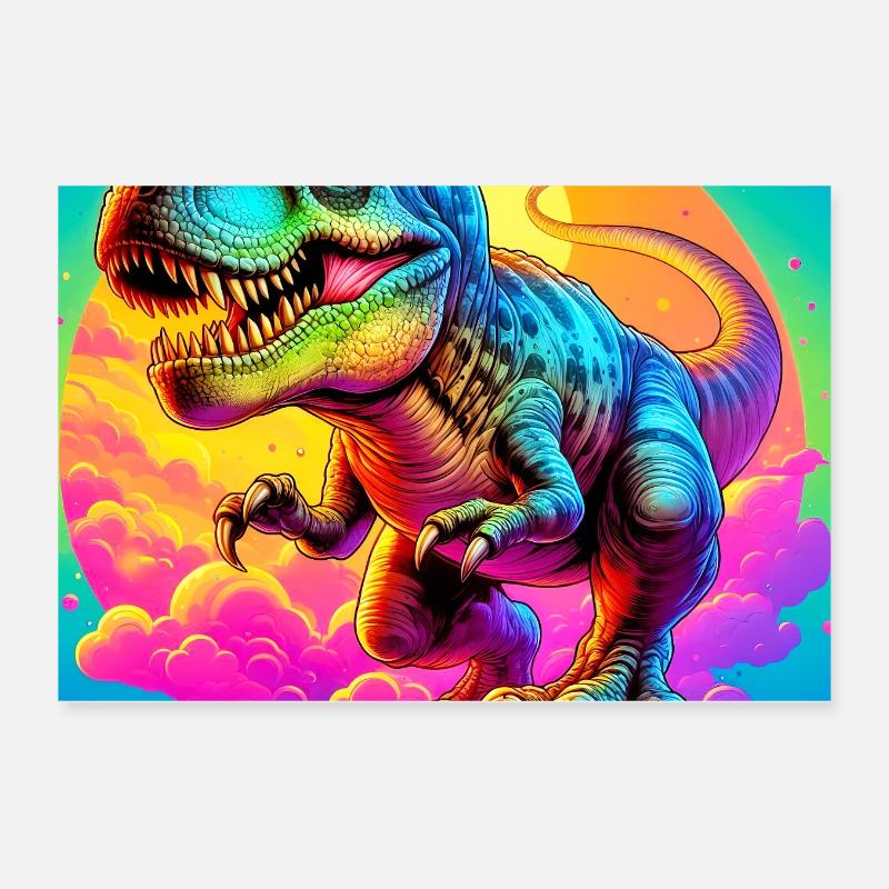 Dinosaurier Poster 30x20 cm