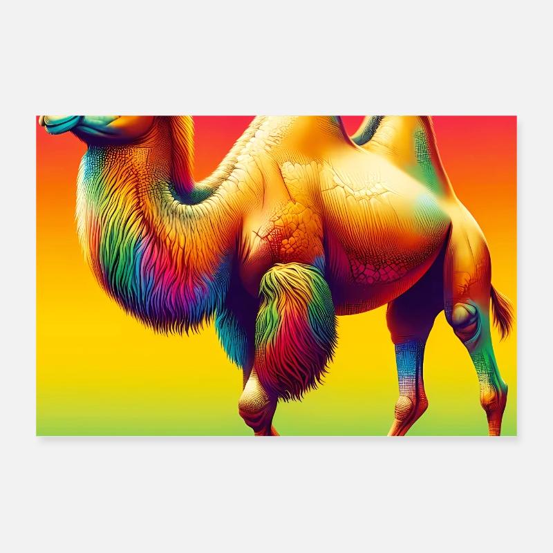 chameau Poster 30 x 20 cm