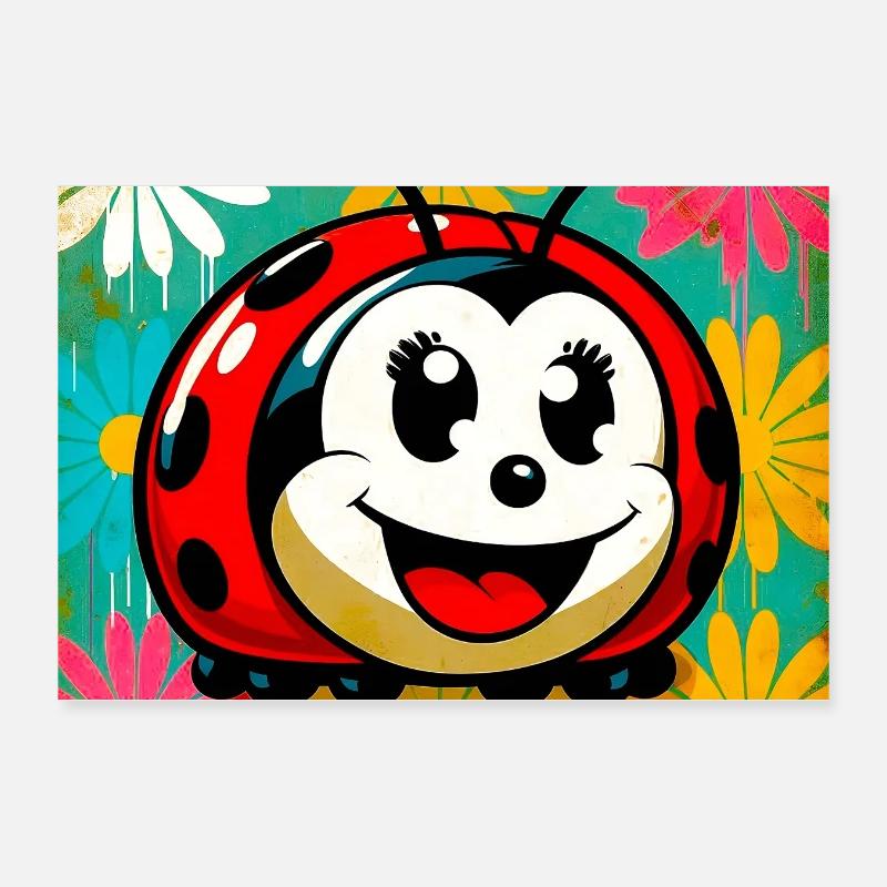 coccinelle Poster 30 x 20 cm