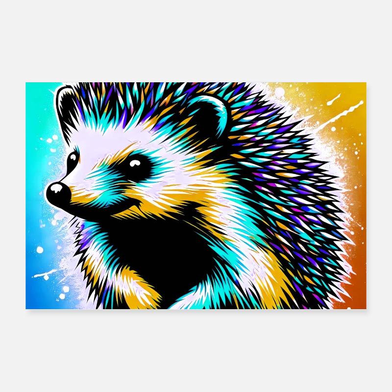 Igel Poster 30x20 cm