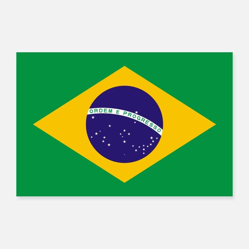 Brésil Poster 30 x 20 cm