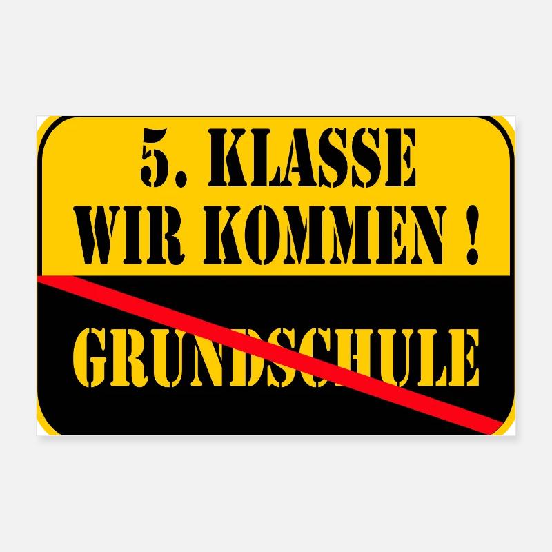 5. Klasse Poster 30x20 cm