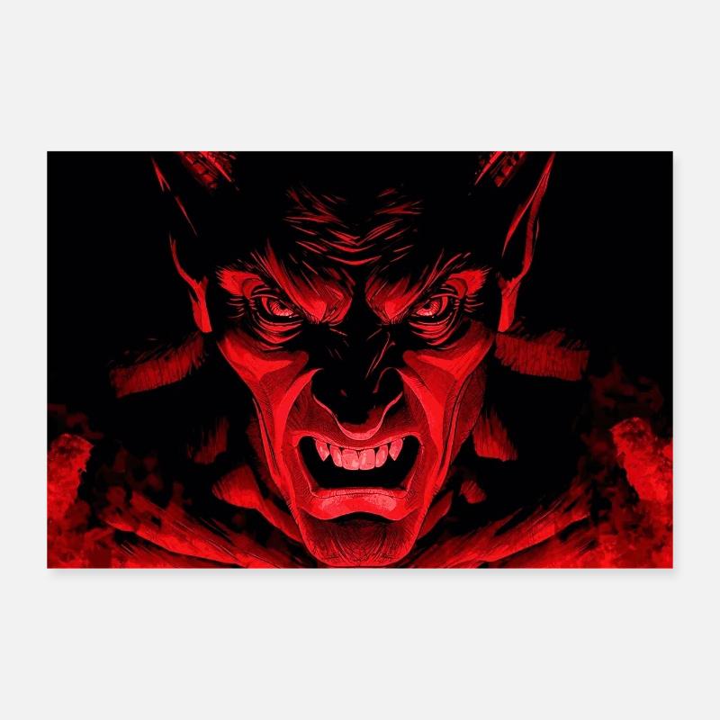 Der Teufel Poster 30x20 cm