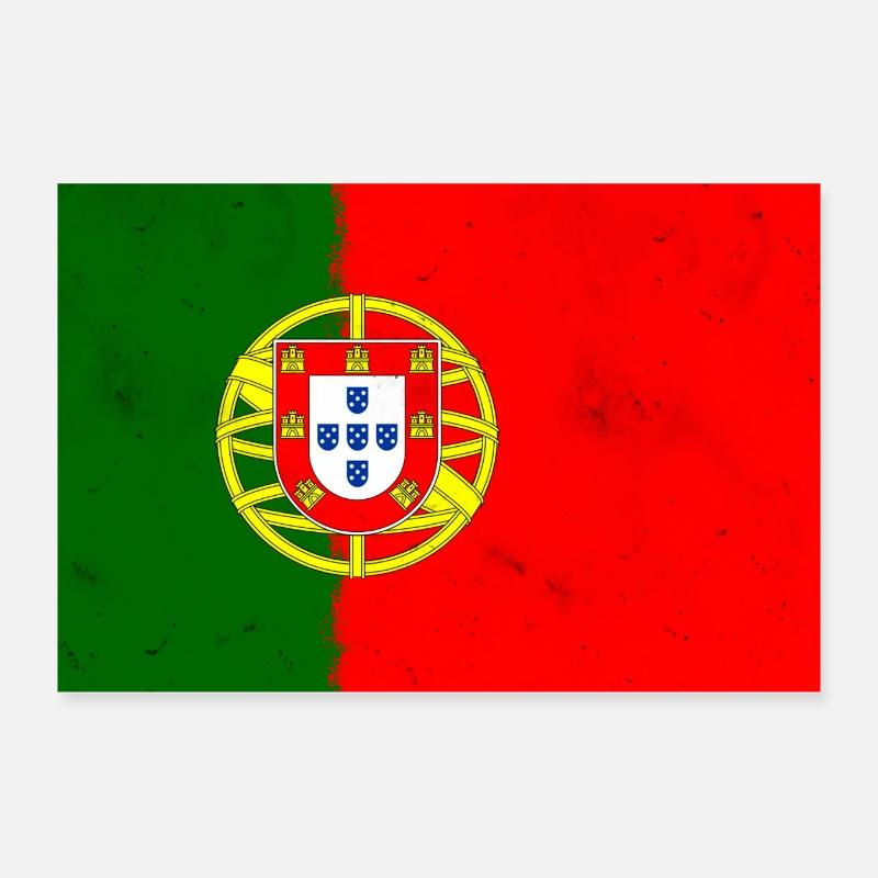 Drapeau du Portugal Poster 30 x 20 cm