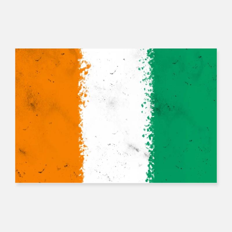 Drapeau de la Côte d’Ivoire Poster 30 x 20 cm